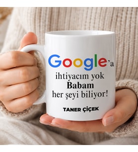 eJOYA Babalar Günü Temalı Kişiye Özel Kupa Bardak 116520