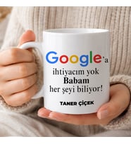 eJOYA Babalar Günü Temalı Kişiye Özel Kupa Bardak 116520