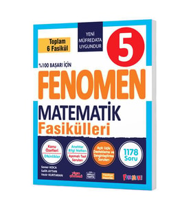 FENOMEN 5.SINIF MATEMATİK FASİKÜLLERİ (6 FASİKÜL)