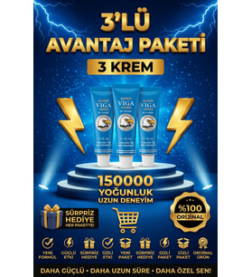 Viga 150000 Geciktirici Krem 3 Adet - Gizli Kargo