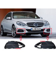 Mercedes W212 Ön Tampon Izgarası Sol Kromlu 2013 Sonrası Uyumlu