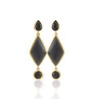 Kadir Jewellery 22 Ayar Altın Kaplama Kadın Sallantılı Küpe -El İşçiliği Ve Hipoalerjenik Küpe
