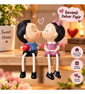 Sevimli Sevgili Çift Figürü