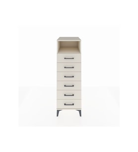 Kronos Dolap Tek Raflı 6 Çekmeceli 44x59x134 Aytaşı-Aytaşı
