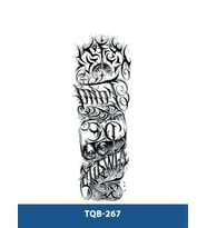 TQB-267 YAZILI GEÇİCİ KOL DÖVMESİ-TATTO