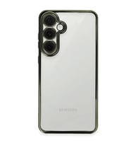 Samsung Galaxy S24 Fe Kılıf Kamera Korumalı Lensli Silikon - Yeşil