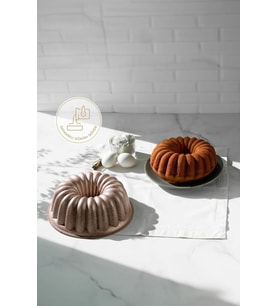 Nehir Açelya Rose Gold Döküm Kek Kalıbı 25cm