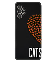 Samsung Galaxy M14 Kılıf Silikon Desen Özel Seri Cats 1792