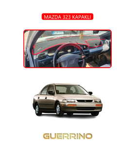 MAZDA 323 KAPAKLITORPİDO KORUMA HALISI KIRMIZI KENAR