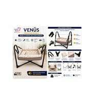 VENÜS PREMİUM HAMAK SALINCAK — Gri