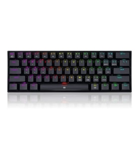 Redragon K630 Dragonborn %60 Blue Switch RGB Hotswap Türkçe Siyah Mekanik Gaming Klavye