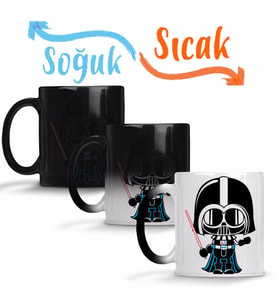 Toy Vader Sihirli Kupa Bardak Porselen