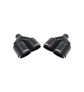 -universal- Egzoz Ucu Universal &Ccedil;iftli 89mm Siyah OEM Kalite Akrapovic Z_AKRP02HD Wender
