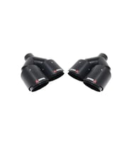 -universal- Egzoz Ucu Universal &Ccedil;iftli 89mm Siyah OEM Kalite Akrapovic Z_AKRP02HD Wender