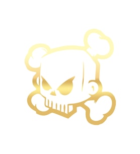 Kuru Kafa Sticker 17x17 Cm Gold