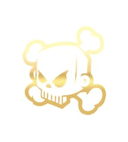 Kuru Kafa Sticker 17x17 Cm Gold