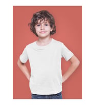 Basic Baskısız Unisex Çocuk Tişört (1-12 Yaş)