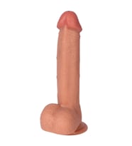 Bill Çift Katmanlı Ultra Gerçekci 23 Cm Realistik Penis Dildo