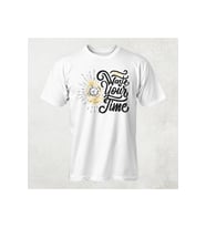Don't Waste Your Time Unisex Yarım Kollu Bisiklet Yaka %100 Pamuk Oversize T-shirt (Beyaz)