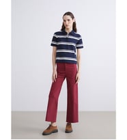 LCW Modest Bordo Wideleg Kadın Jean Pantolon