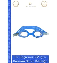 Premium Ayarlanabilir Kayış Su Geçirmez Uv Işını Koruma Silikon Plastik Antifog Çocuk Deniz Gözlüğü