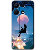 İnfinix Note 30 Pro Kılıf HD Desen Baskılı Kılıf - Yalnız Kadın