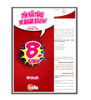 Kida - 8.Sınıf Din Kültürü ve Ahlak Bilgisi Yaprak Test
