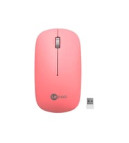 LECOO USB OPTİK KABLOSUZ MOUSE PEMBE WS214-P