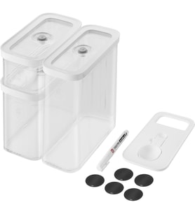 Fresh & Cube Saklama Kabı 5'li Set M Beyaz