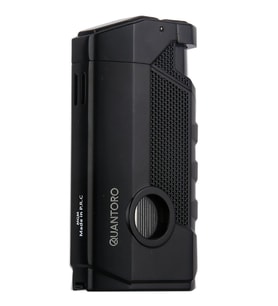 Quantoro 3 Torch Pürmüz Siyah Metal Puro Çakmağı