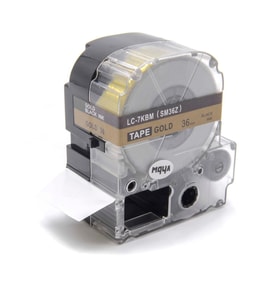 Tonersepeti Epson LC-7KBM Altın Üzeri Siyah 36MM 9Metre Muadil Etiket