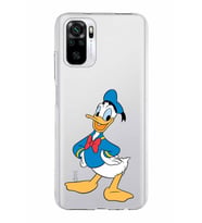 Xiaomi Redmi Note 10s Uyumlu Kapak Donald Duck Tasarımlı Şeffaf Silikon Kılıf