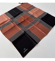 Vissona Twill İpek Eşarp Kahverengi IPK4103