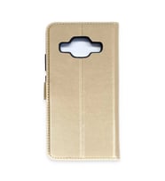Galaxy J5 S Kapaklı Kılıf - Gold
