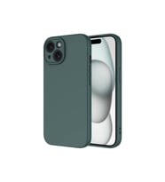 Apple iPhone 15 Plus Uyumlu Kılıf Zore Mara Lansman Kapak (Koyu Yeşil)