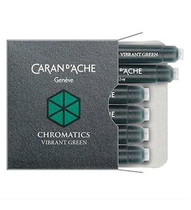 Caran Dache Dolma Kalem Kartuşu Vibrant Green 8021-210