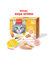 Wanpy Tavuklu Kaşıklı Sıvı Kedi Ödül Maması 10*16 gr