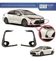 Toyota Corolla Sis Lamba Kapak Sağ-Sol (Sisli-Açık Gri) 2019-2021