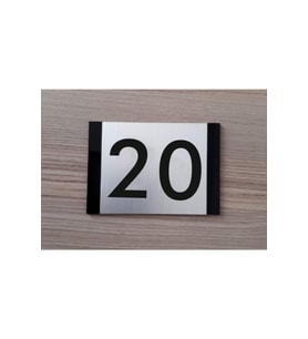 Dekoratif Apartman Kapı Numarası Pleksi-20