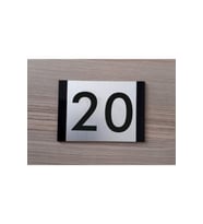 Dekoratif Apartman Kapı Numarası Pleksi-20