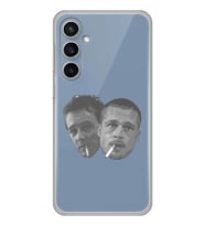 Samsung Galaxy S23 FE Uyumlu Fight Club Desenli Şeffaf Telefon Kılıfı
