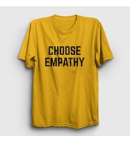 Presmono Unisex Sarı Choose Empathy Selena Gomez T-Shirt 319873tt (Sarı)