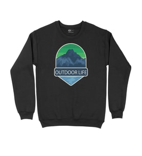 Outdoor Life Siyah Sweatshirt
