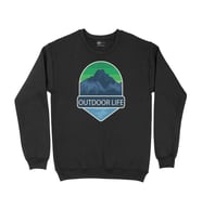 Outdoor Life Siyah Sweatshirt