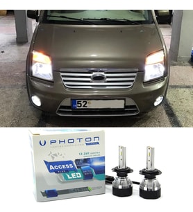 Ford Connect Led Xenon Uzun + Kısa Far Ampulü H4 Access Yeni Seri Beyaz 2002-2013