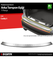 VW Caddy Krom Arka Tampon Eşiği 2015-2020