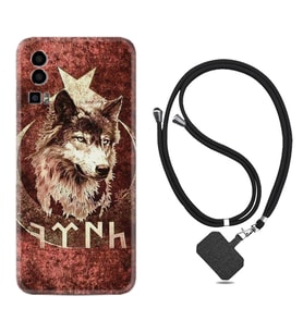 General Mobile Gm 23 Kılıf Resimli Boyun Askılı İpli Desenli Silikon Göktürk 3 1412