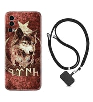 General Mobile Gm 23 Kılıf Resimli Boyun Askılı İpli Desenli Silikon Göktürk 3 1412