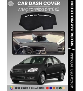 FIAT Linea (2007-2015) Torpido Örtüsü Ön Göğüs Koruma Torpido Koruma Tam Uyum Kaymaz Kolay Montaj