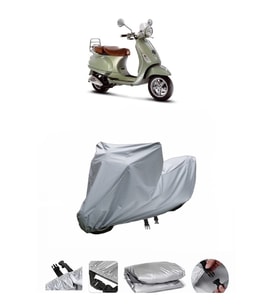Vespa LXV 125  Gri Motosiklet Brandası ARKA ÇANTA UYUMLU DEĞİLDİR